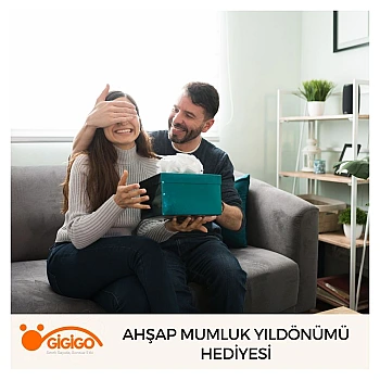 Ahşap Mumluk Yıldönümü Hediyesi