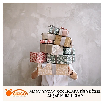 Almanya’daki Çocuklara Kişiye Özel Ahşap Mumluklar