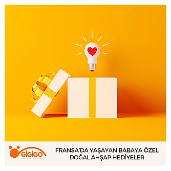 Fransa’da Yaşayan Babaya Özel Doğal Ahşap Hediyeler