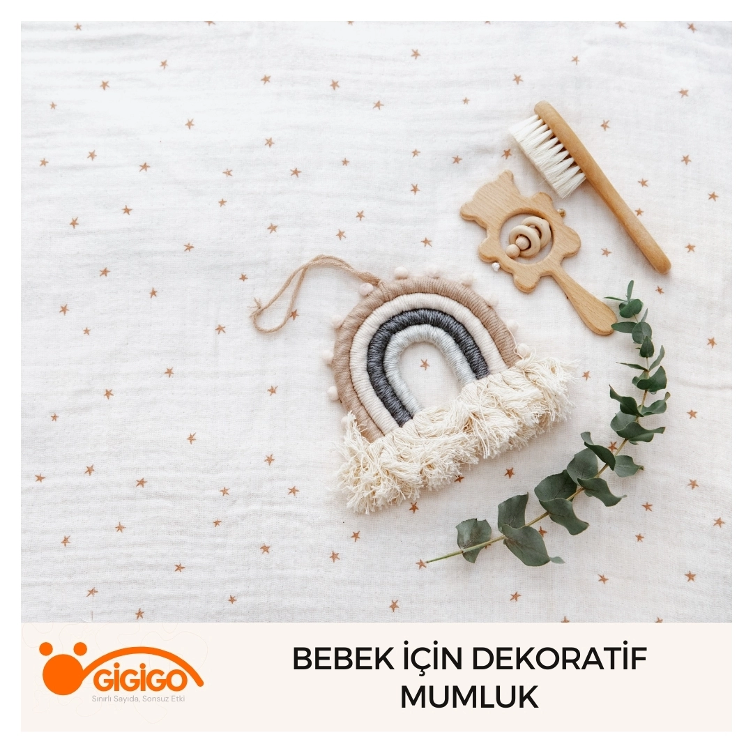 bebek Odaları İçin Özel Tasarlanmış Dekoratif Ahşap Mumluk Örnekleri