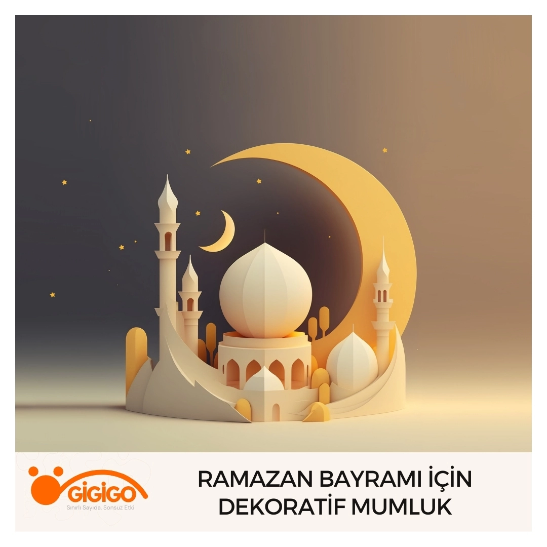 ramazan Bayramı İçin Özel Dekoratif Kokulu Mumluk