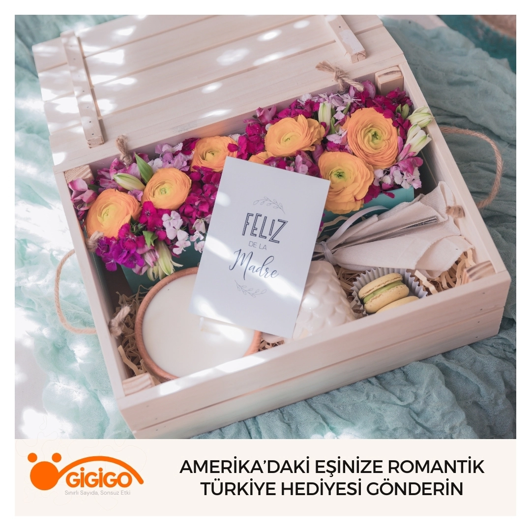 amerika’daki Eşe Türkiye'den Romantik Hediye Gönderimi