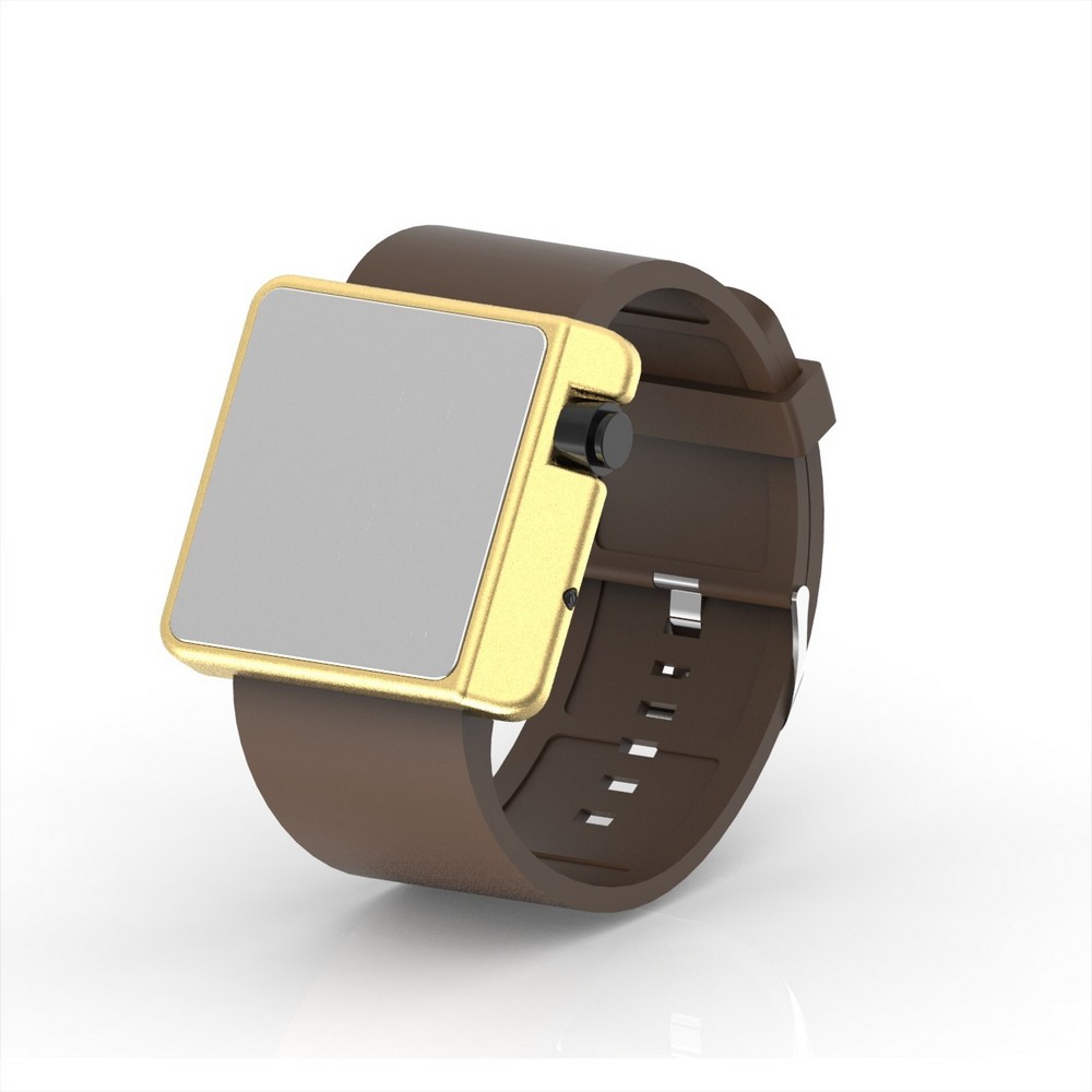 Cool Watch Saat - Gold Edition - Kahverengi Kayış Unisex