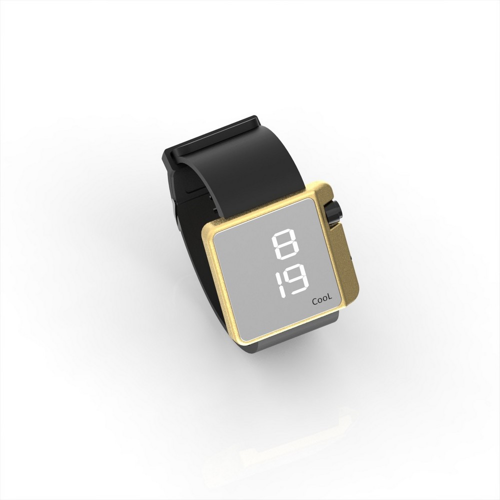 Cool Watch Saat - Gold Edition - Siyah Kayış Unisex
