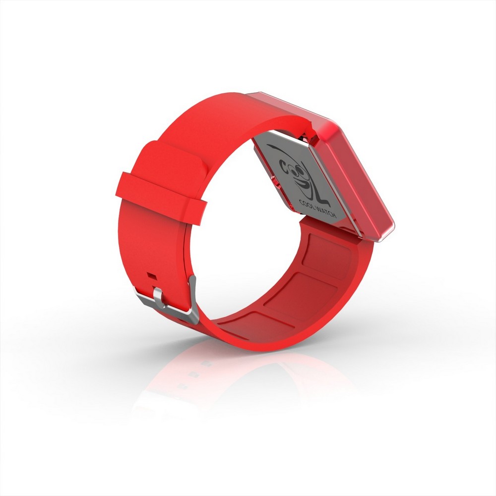 Cool Watch Saat - Kırmızı Edition - Kırmızı Kayış Unisex