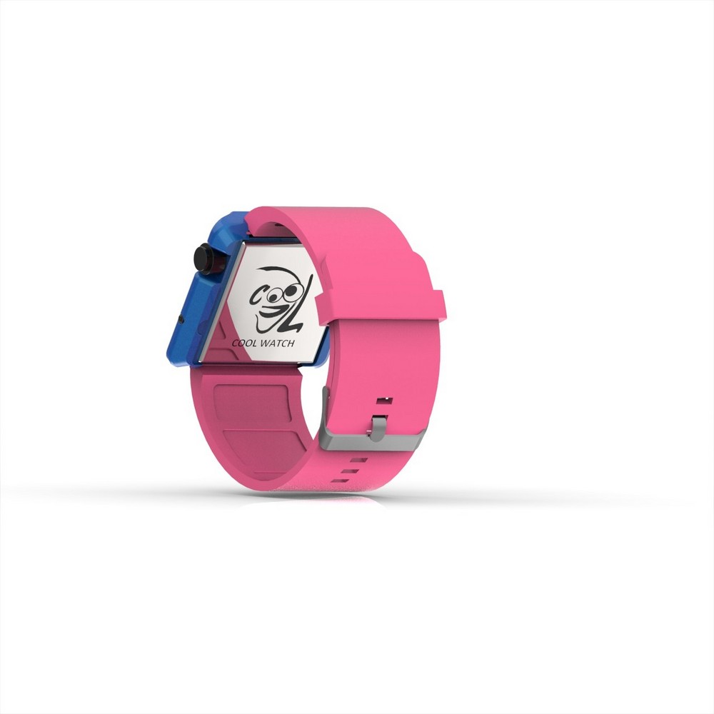 Cool Watch Saat - Mavi Edition - Pembe Kayış Unisex
