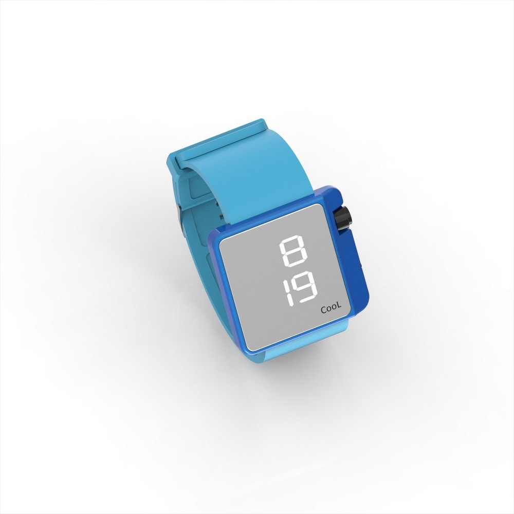 Cool Watch Saat - Mavi Edition - Turkuaz Kayış Unisex