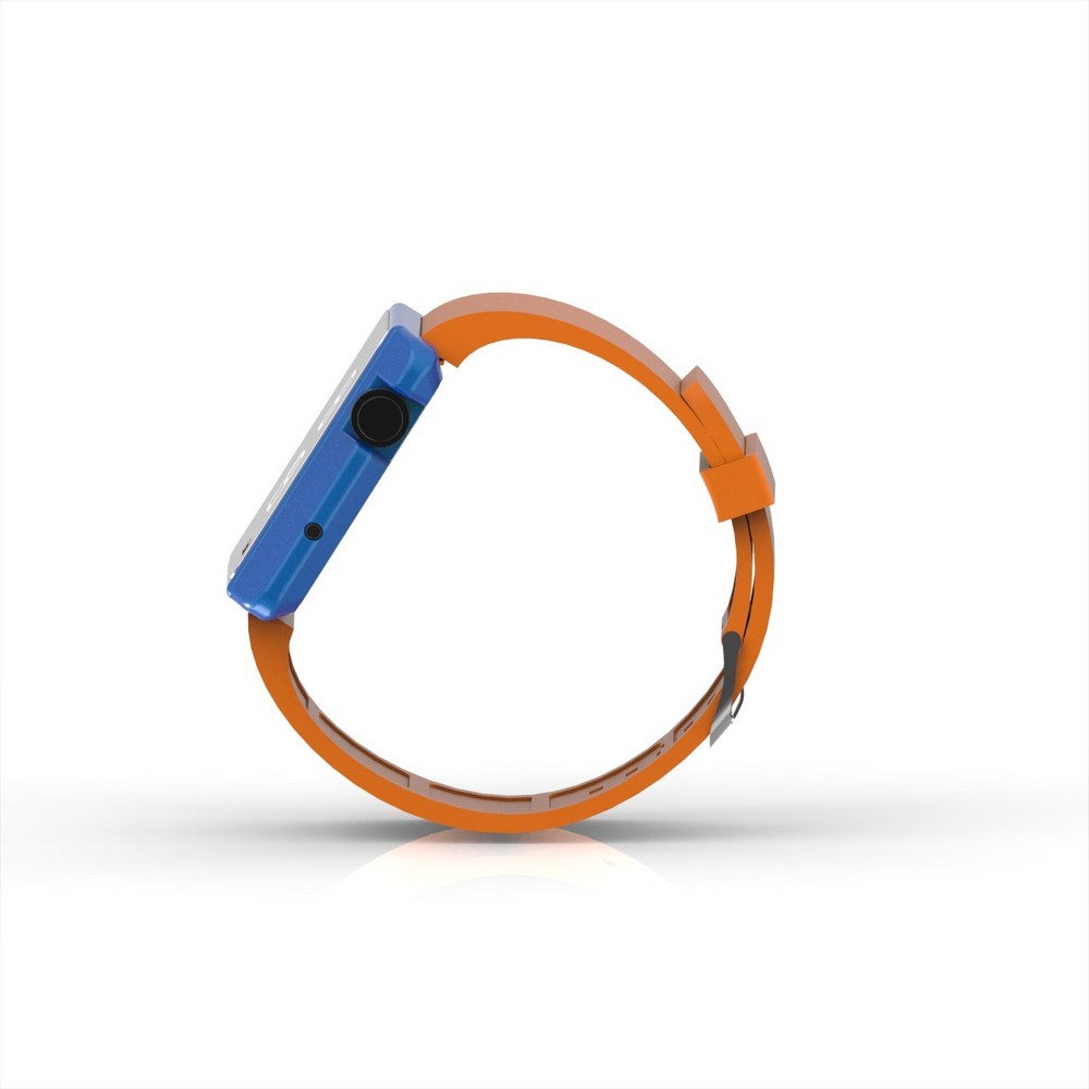 Cool Watch Saat - Mavi Edition - Turuncu Kayış Unisex