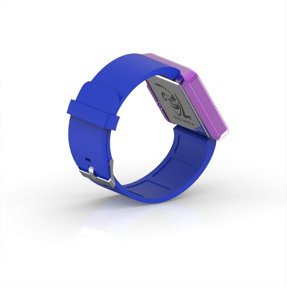 Cool Watch Saat - Mor Edition - Mavi Kayış Unisex
