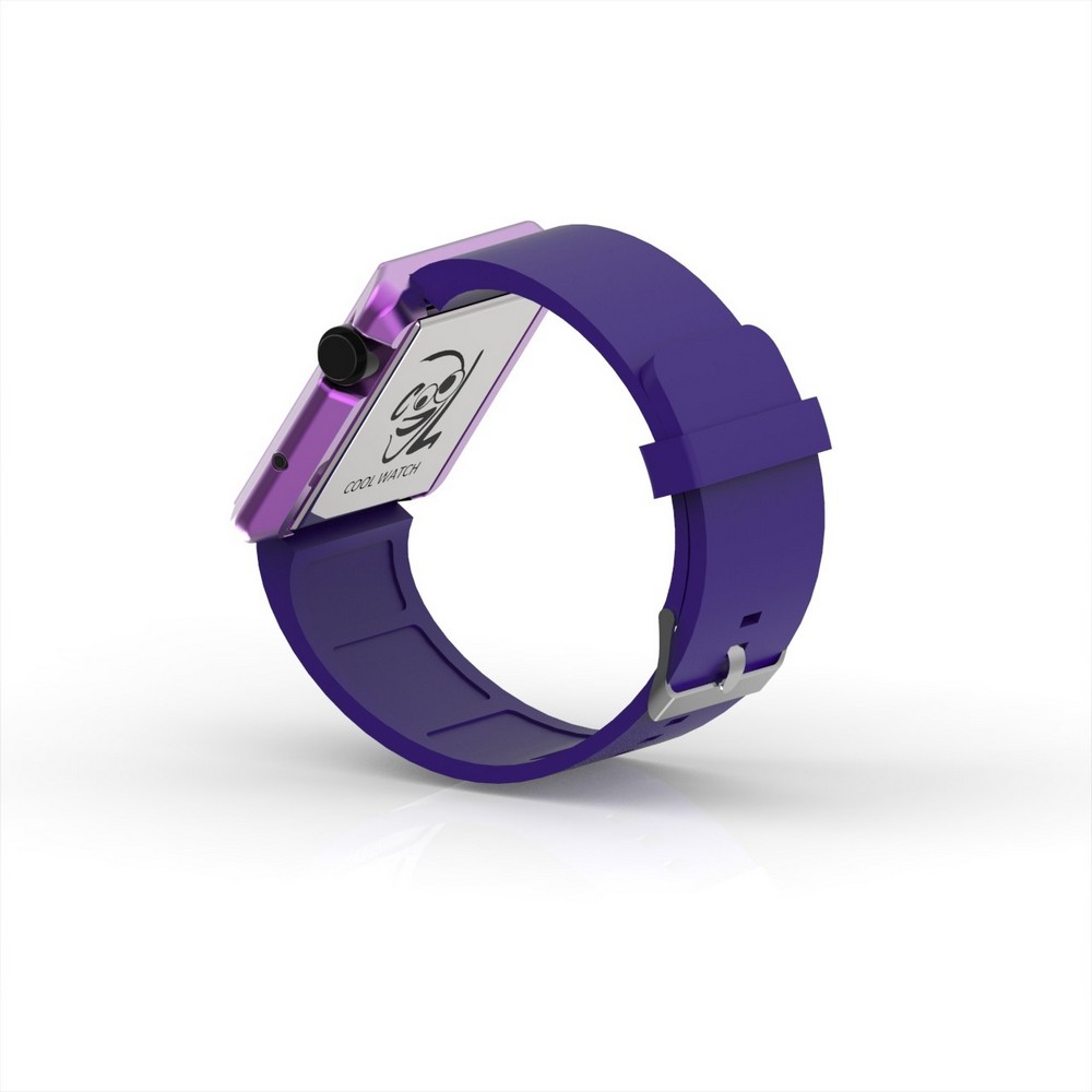 Cool Watch Saat - Mor Edition - Mor Kayış Unisex
