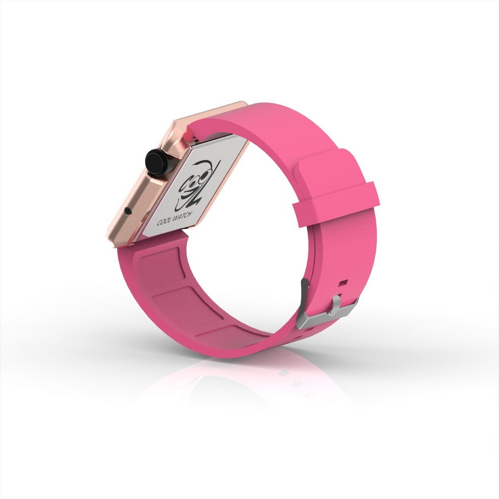 Cool Watch Saat - Rose Edition - Pembe Kayış Unisex