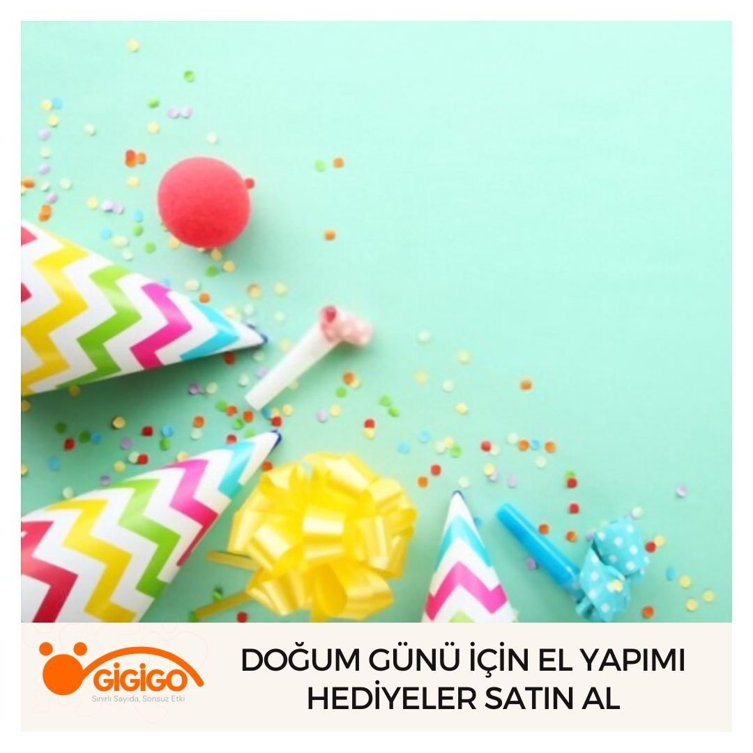 el Yapımı Dekoratif Doğum Günü Hediyesi Satın Al
