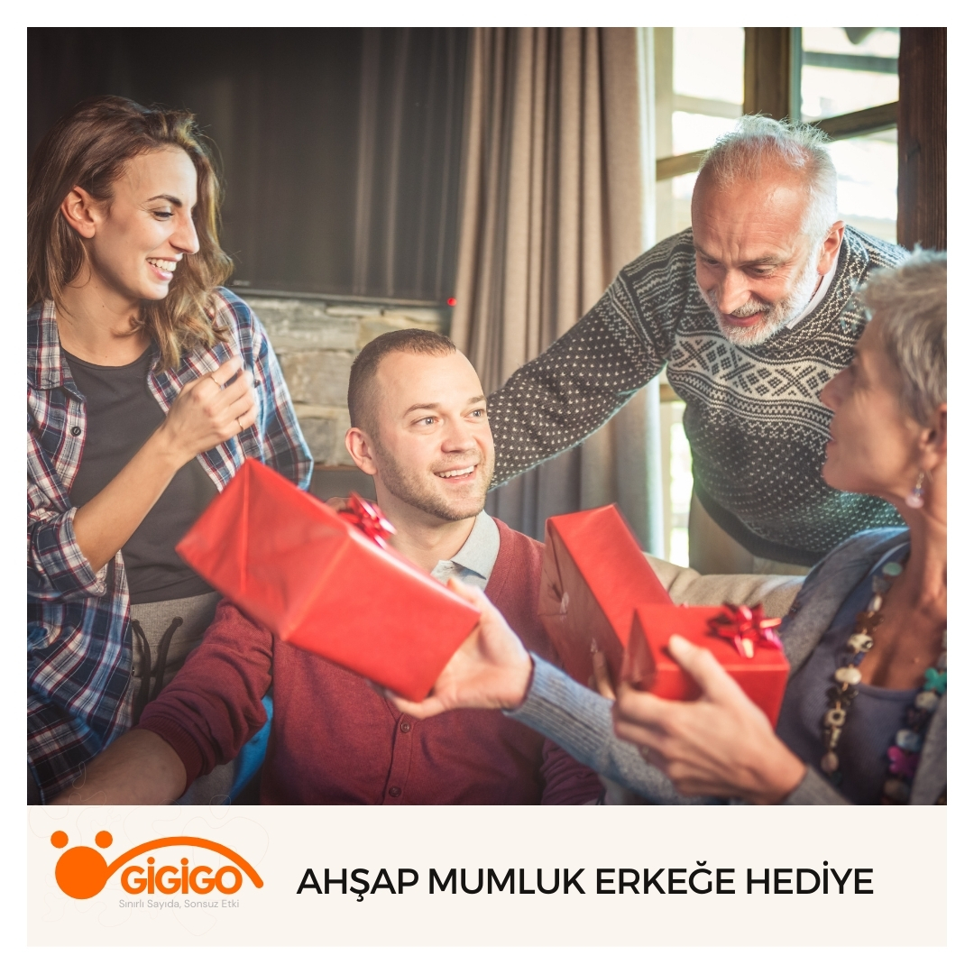 erkekler İçin El Yapımı Ahşap Ve Metal Mumluk Hediye Seçeneği